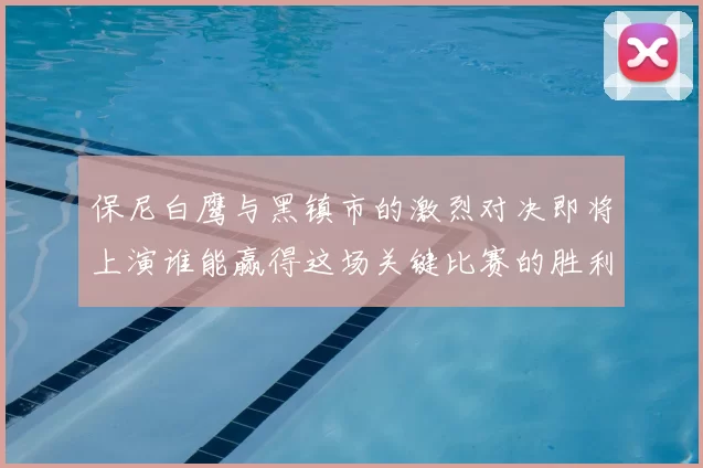 保尼白鹰与黑镇市的激烈对决即将上演谁能赢得这场关键比赛的胜利