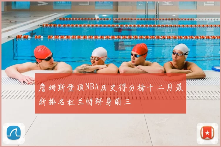 詹姆斯登顶NBA历史得分榜十二月最新排名杜兰特跻身前三